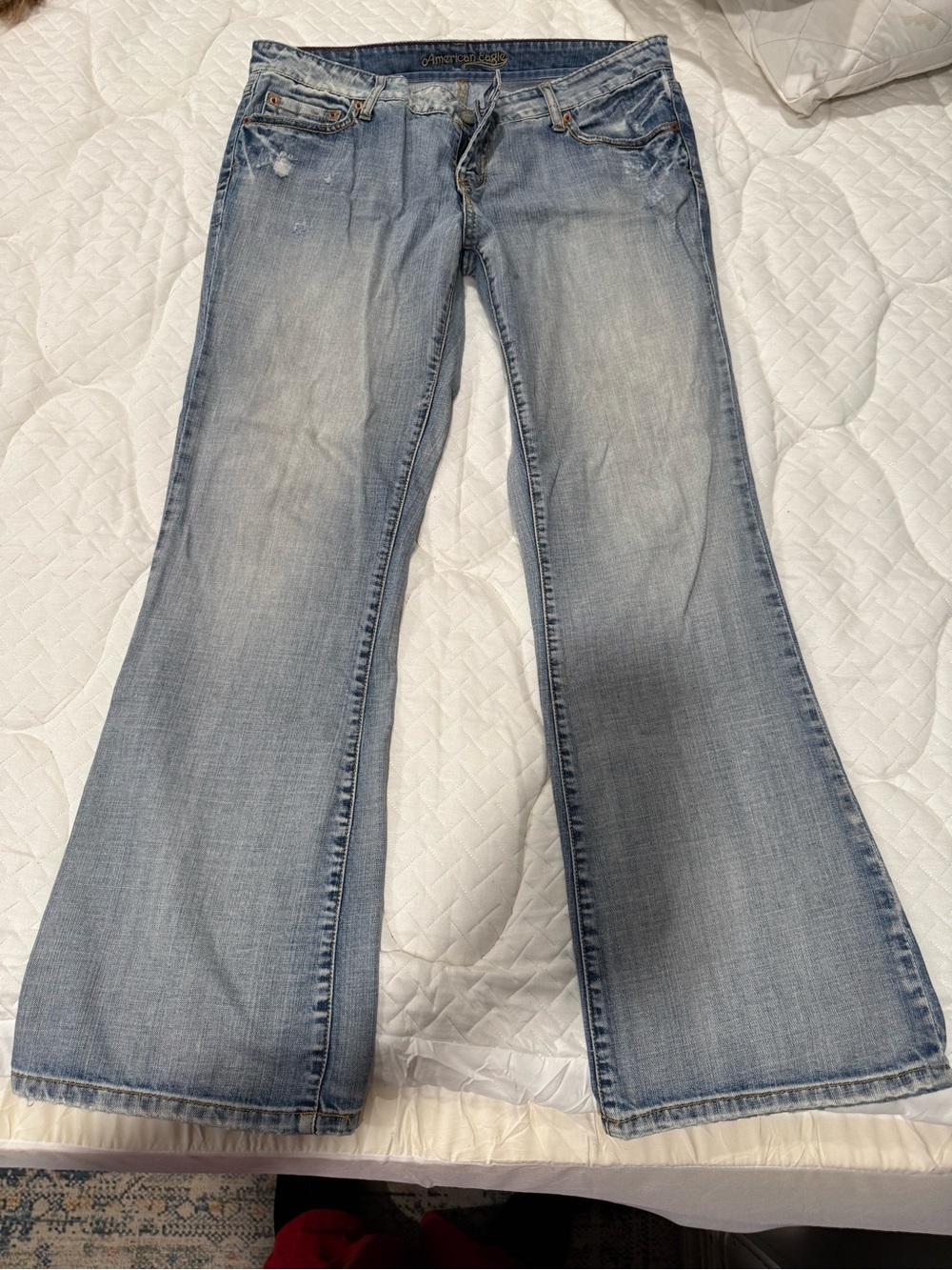 American Eagle Outfitters Light Wash Flare Jeans
